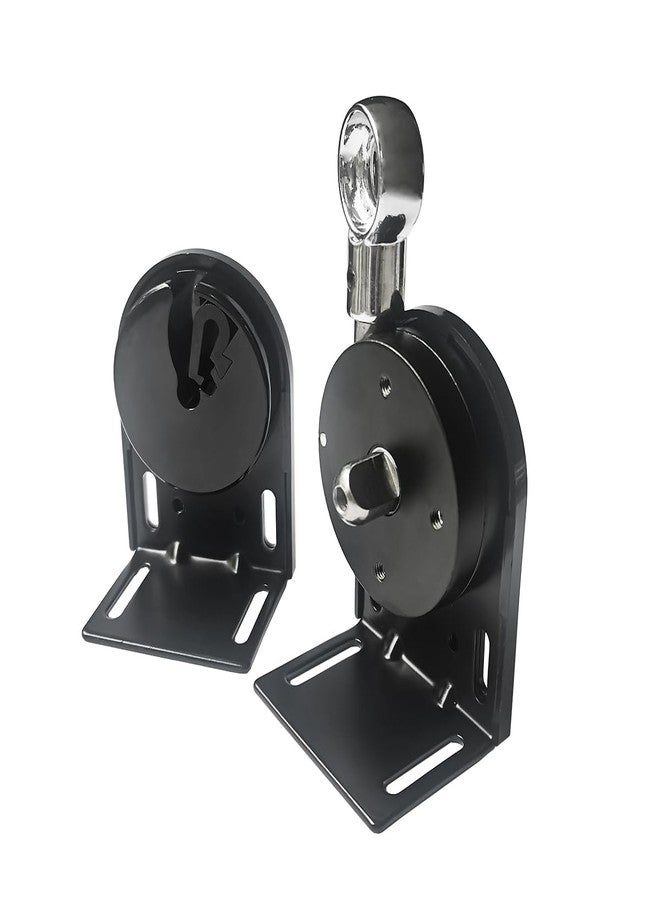 VIGOLU Roller Blind Installation Bracket Cordless Bracket Parts for Indoor/Outdoor Sun Shades or Roller Up Blinds (Black) - Image 2